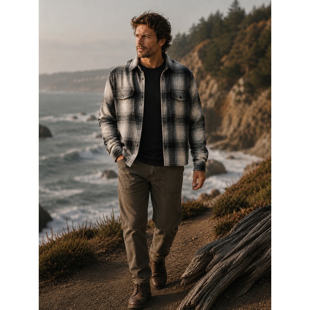 NEW The North Face Valley Twill‎ Utility SHIRT JACKET Men XS SNAP TWEED OUTDOOR